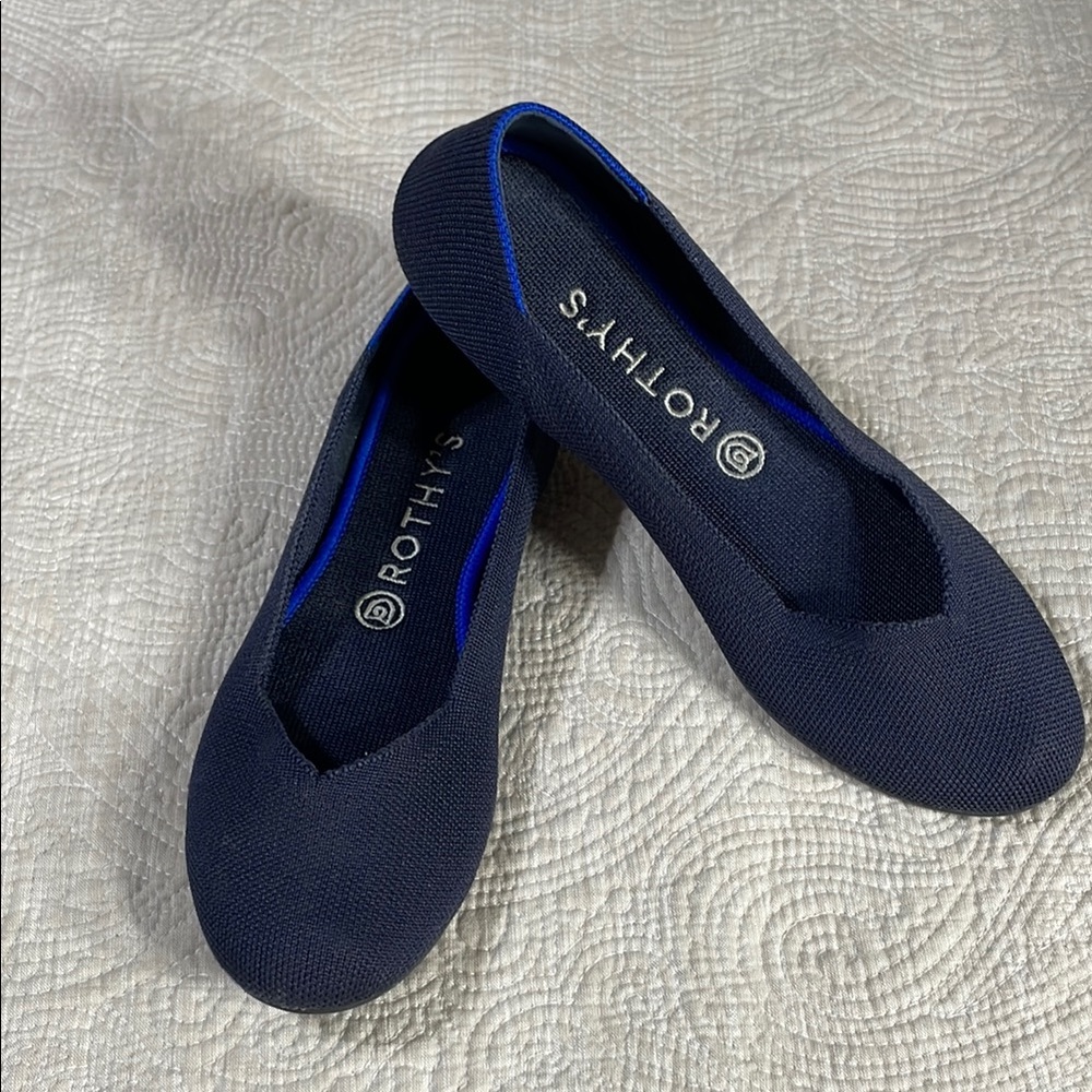 Rothy's Blue Flats Classic Comfort